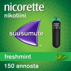Nicorette nikotiini suusumute, freshmint makuinen 150 annosta
