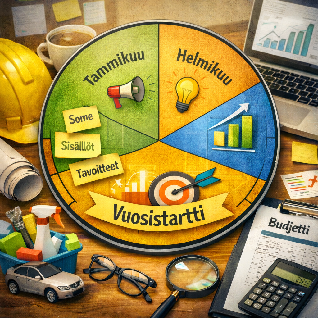 Markkinoinnin vuosistartti. Suunnittele vuoden ensimmäinen neljännes etukäteen.